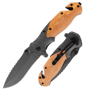 Đa chức năng thép không gỉ bền xử lý EDC ngoài trời gấp săn bắn dao với kính ngắt dây cắt clip-diy OEM - Product Image 1