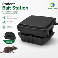Station d'appât anti-rongeurs robuste et étanche pour l'extérieur, station de lutte contre les rats pour la gestion des nuisibles rongeurs en extérieur sur les fermes