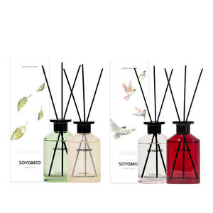 <span class=keywords><strong>Diffuseur</strong></span> de parfum d'ambiance de luxe FLORESCENCE, personnalisable avec logo, marque privée, 180 ml, flacon en verre transparent avec bâtonnets en fibre - Product Image 5