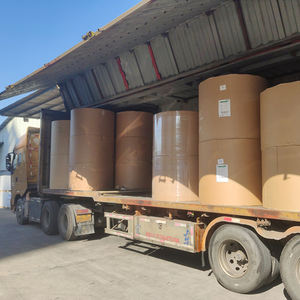 Fornitura di fabbrica <span class=keywords><strong>carta</strong></span> <span class=keywords><strong>da</strong></span> imballaggio Kraft personalizzata 80 / 100 Gsm <span class=keywords><strong>carta</strong></span> Kraft in rotolo <span class=keywords><strong>marrone</strong></span> - Product Image 2