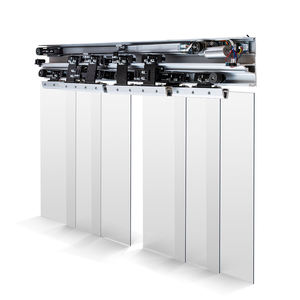 Doortec DTSC1000 отель торговый центр автоматический телескопический коммерческий алюминиевый сплав рама из закаленного стекла раздвижная дверь - Product Image 1