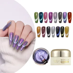 ANNIES 15 Colors 8g Cloud Sea Crystal Gel Polish Cat Eye Gold Colores Pastel Sat Eye Gel Polish