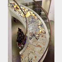 Prix de gros Newstar, dalle de marbre blanc Pandora, dalle de marbre Patagonia, carrelage en pierre naturelle de luxe, marbre Pandora brésilien