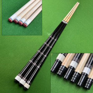 Queue de billard noire <span class=keywords><strong>8</strong></span> Big Head, neuf boules, billard chinois noir huit, érable 13 mm, double section, junior américain, queue de billard de compétition - Product Image 1