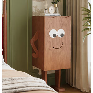 โต๊ะไม้ <span class=keywords><strong>akimbo</strong></span> หุ่นยนต์ข้างเตียงที่เรียบง่ายตู้เก็บของห้องนอนที่ทันสมัยสนุกน่ารักห้องนั่งเล่นตู้เก็บของติดผนังสำหรับรับประทานอาหาร - Product Image 5