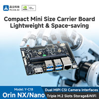 PLink Y-C18 Ultra-Lightweight 81g Carrier Board Jetson Orin NX/Orin Nano Development Kit dengan 4x USB 3.2 untuk Drone Kecil
