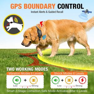 Hot Wireless IPX7 Waterproof Rechargeable 33-1999 Yards for Medium Dogs Pet Containment System - Product Image 6