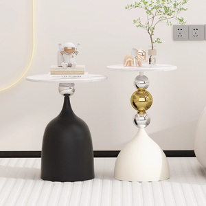 Table console moderne de luxe en pierre, réglable en hauteur, pour villa, hôtel, chambre, <span class=keywords><strong>salle</strong></span> à <span class=keywords><strong>manger</strong></span>, salon et table d'appoint de canapé - Product Image 3