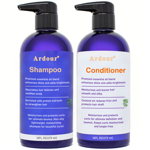 Shampooing Gel 2-en-1 à l'Huile d'Argan et à l'Huile de Ricin, Biotine, Anti-Chute et Anti-Pelliculaire, Entièrement Naturel, pour la Croissance et l'Épaississement des Cheveux - Product Image 6