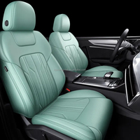 Housses de siège de voiture en cuir beige de luxe, ensemble complet, pour Audi Q7, Classe E, Série 7, Land Cruiser, Golf, Passat, A5, CC, toutes saisons, 2 ans