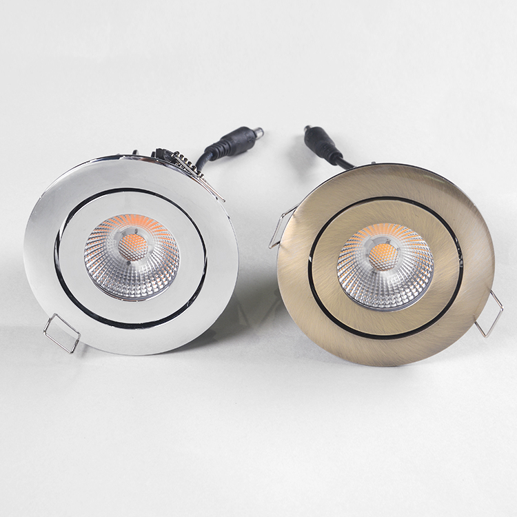Round Anti Glare LED Ceiling Spotlights Adjustable 11 Wattage AC 220V CITIZEN Chip