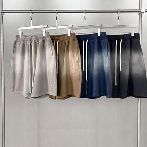 Pantalones Cortos Deportivos para Hombre, Estilo Vintage, Lavados, Desgastados por el Sol, para Correr, Estilo Urbano - Product Image 1