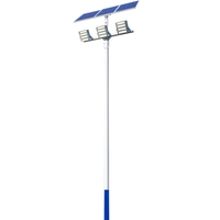 Projecteurs solaires pour terrain de football, éclairage de terrain de sport, éclairage à mât haut, module LED, angle de faisceau étroit, lampe de projecteur