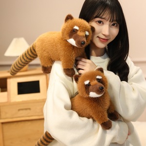 Muñeco de peluche de <span class=keywords><strong>mapache</strong></span> realista Popular, muñeca sudamericana, zoológico, juguete de regalo para niños - Product Image 3