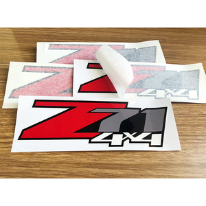 Autocollant de voiture personnalisé Z71 4X4 en ABS pour coffre et pare-chocs, idéal pour l'exportation - Product Image 3