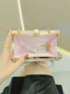 New Cross-border Socialite Rhinestone Small Women's Evening Dress <b>Clutch</b> Diamond-encrusted Shoulder Crosbody Portable Tanjing - Product Image 3