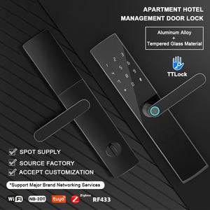 แอป TTlock ล็อคประตูอัจฉริยะแบบใช้ลายนิ้วมือ รหัสผ่าน ปุ่มกดดิจิตอล พร้อมระบบสแกนลายนิ้วมือสำหรับประตู - Product Image 4