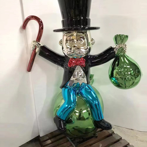 Escultura Decorativa de <span class=keywords><strong>Alec</strong></span> <span class=keywords><strong>Monopoly</strong></span> en Resina, Decoración de Interiores, Electrochapada - Product Image 1
