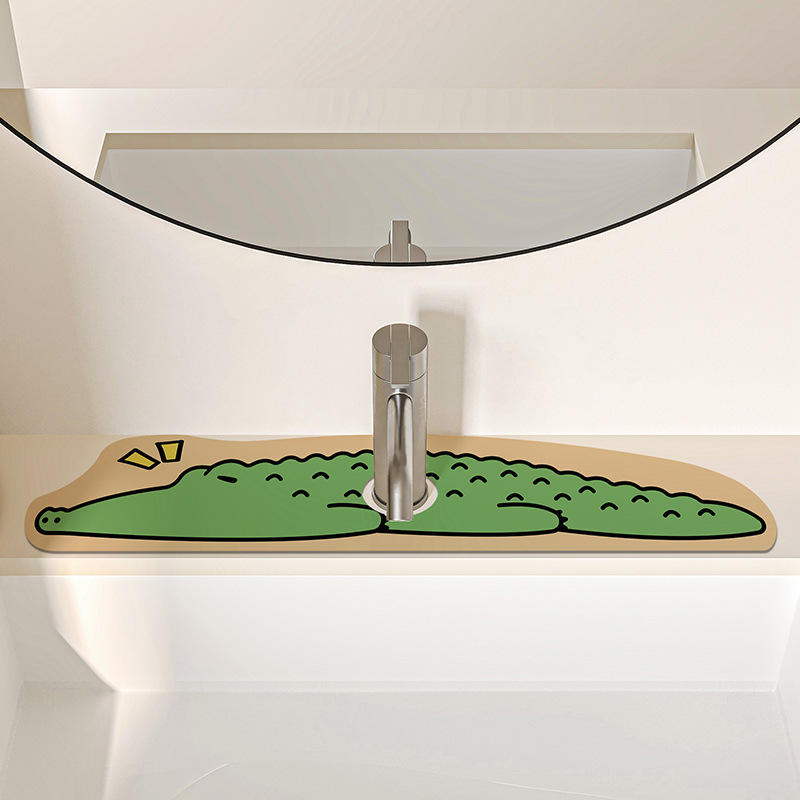 แผ่นรองก๊อกน้ำลายจระเข้ยาว