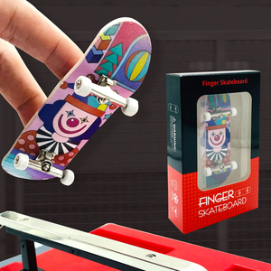 AILEFU nuevo Material Finger Skateboard <span class=keywords><strong>Tech</strong></span> <span class=keywords><strong>Deck</strong></span> con pegatinas para juguete Unisex - Product Image 3