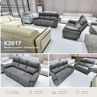 Canapé d'angle moderne inclinable électrique avec chaise longue, configuration 3+1, appuie-têtes réglables, rembourrage en mousse à mémoire de forme, structure en bois, revêtement en tissu