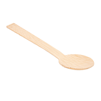Ensemble de cuillères et fourchettes en bambou naturel de qualité supérieure, prix d'usine, vente en gros, jetables, écologiques, design minimaliste