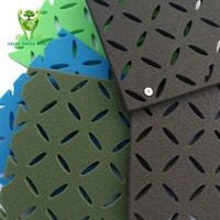 Tapis amortisseur en mousse XPE haute densité 10 mm à cellules fermées pour terrains de football, de soccer et multisports en gazon artificiel