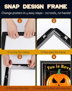 Backlit Movie LED <b>Poster</b> <b>Frame</b> Adjustable Brightness Lightbox Display Advertising Light Box Sign for Home Theater Wall Art - Product Image 4