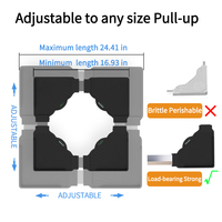 Base universelle réglable pour réfrigérateur avec roulettes, support mobile pour machine à laver, sèche-linge et réfrigérateur