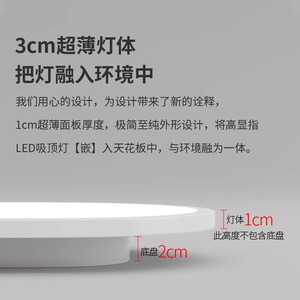 Led <b>Ceiling</b> <b>Light</b> Ultra Thin Strip 3000K 4000K 6000K For Balcony Hallway Entryway - Product Image 5