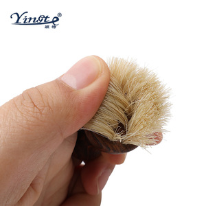 Cepillo para Zapatos de Madera Maciza Yinste, Cepillo de Pelo de Cerdo para Eliminar Manchas y Limpiar - Product Image 1
