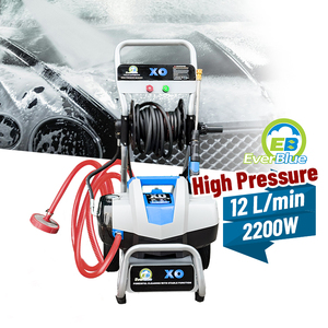 Nettoyeur haute pression électrique 220V avec fonction d'auto-amorçage intégrée 12L/min pour le lavage de voitures et le nettoyage des murs - Product Image 3