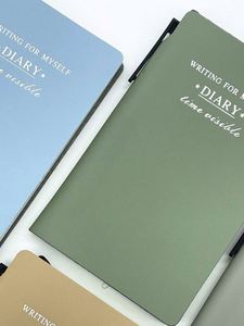 A6 Student's Small Fresh Notepad Convenient Simple Pocket Book <b>Journal</b> Pen Leather Hand Account Book Handmade <b>Journal</b> - Product Image 2