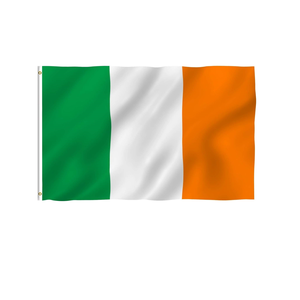 Venta caliente tamaño personalizado con ojales de latón 3*5 pies Irlanda Eire Erin Bandera Nacional país bandera - Product Image 1