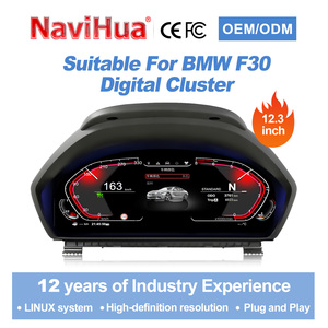 Navihua - Ventes chaudes - Tableau de bord numérique pour voiture - Compteur de vitesse automatique - Système Linux - Écran LCD - Pour BMW Série 3 et 4 - F30 F31 F34 F35 F32 F33 - Product Image 1