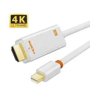 उच्च गुणवत्ता वाले मल्टी मीडिया डिस्प्ले पोर्ट केबल 4K 8K UHD मिनी DP से HDMI केबल कनवर्टर