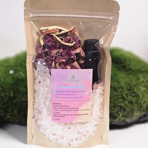 NATTH Sels de Bain Naturels de l'Himalaya Cinq Formules Huiles Essentielles Aromes Feng Shui Poudre Exfoliante Relaxante Motifs Personnalisés - Product Image 2