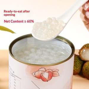 Doking Lychee Popping Boba 850g Perles Éclatantes pour Boissons <span class=keywords><strong>Bubble</strong></span> <span class=keywords><strong>Tea</strong></span>, Garniture de Dessert, Jus de Fruits - Product Image 2