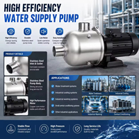 Pompe centrifuge multi-étages électrique OEM de haute qualité pour la série CHL, moteur TEFC 2 pôles, sortie G1/G2 pour eau industrielle 10 bars