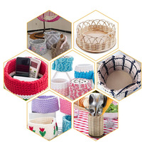Base de panier en bois ronde pour crochet, artisanat, création, non finie, avec trous, pour paniers en fil, sacs au crochet, portable, durable