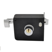 Double Boulon En Laiton Cylindre Étanche Porte De Fer De Sécurité Jante Serrure Cerradura De Sobreponer Chapa Perilla