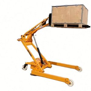 Hot Selling 500kg 1.5m Portable Small Electric Forklift Lithium <b>Battery</b> <b>24v</b> Mini Adjustable Electric Pallet Forklift Crane - Product Image 6