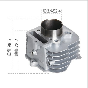 Hoge Kwaliteit Fabriek Gemaakt Motorfiets Accessoires Oem Thai Hon-Da <span class=keywords><strong>110</strong></span> Motorfiets Aluminium Cilinder Kit Voor Yamaha Hon-Da - Product Image 1