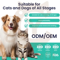 Tabletas Probióticas Digestivas para Perros y Gatos, Mejora la Inmunidad Intestinal, Absorción de Nutrientes, Personalización OEM, Regula el Equilibrio de la Flora