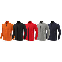 Survêtement personnalisé avec logo 2025 en polyester unisexe, survêtement de sport de haute qualité, veste de football