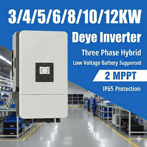 Convertisseur <span class=keywords><strong>solaire</strong></span> hybride Deye SUN-5/6/8/10/12K-SG05LP3-EU-SM2 5kw 6kw 8kw 10kw 12kw triphasé 48V pour système d'énergie <span class=keywords><strong>solaire</strong></span> - Product Image 1