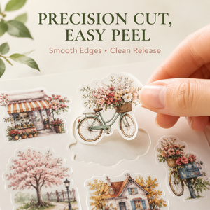 Autocollants personnalisés saisonniers pour carnets, étiquettes, décalcomanies de paysages et de personnages en <span class=keywords><strong>aquarelle</strong></span> pour agendas, albums et créations de fêtes - Product Image 3