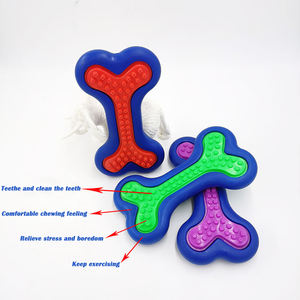 TPR masticare resistente dentizione e pulizia dentale ossa solido cane giocattoli da masticare Pet forniture per dentizione <span class=keywords><strong>Stick</strong></span> giocattoli - Product Image 3