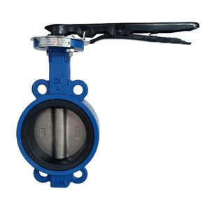 2-इंच नक्टाइल आयरन 304 स्टेनलेस स्टील फ्लोप्लास्टिक प्लेट मैनुअल वाफर पानी के लिए तितली वाल्व - Product Image 6