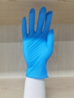 Guantes de nitrilo puro negro rosa azul textura dedo salón de belleza tatuaje sin polvo tatuaje sin látex con logotipo personalizado para tatuaje, sin polvo, sin látex